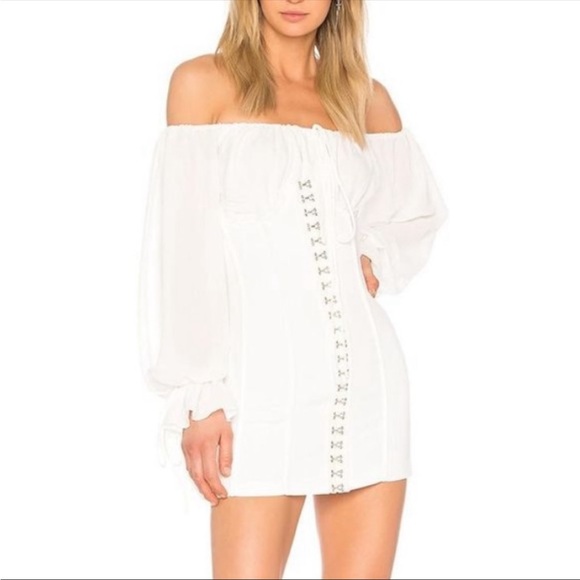 nbd white corset dress Nbd Kay Tee Dress In White - 65% Off
